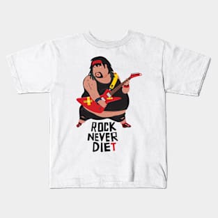Rock Never Diet Kids T-Shirt